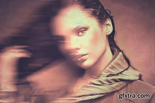 Smudged Gradient Map Photo Effect 5CR843Q