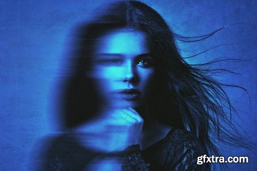 Smudged Gradient Map Photo Effect 5CR843Q