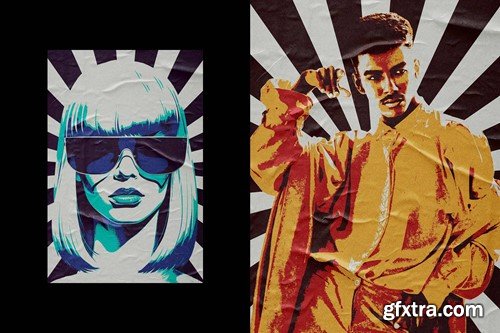 Сlassic Pop-Art Photo Effect TAQ6K46