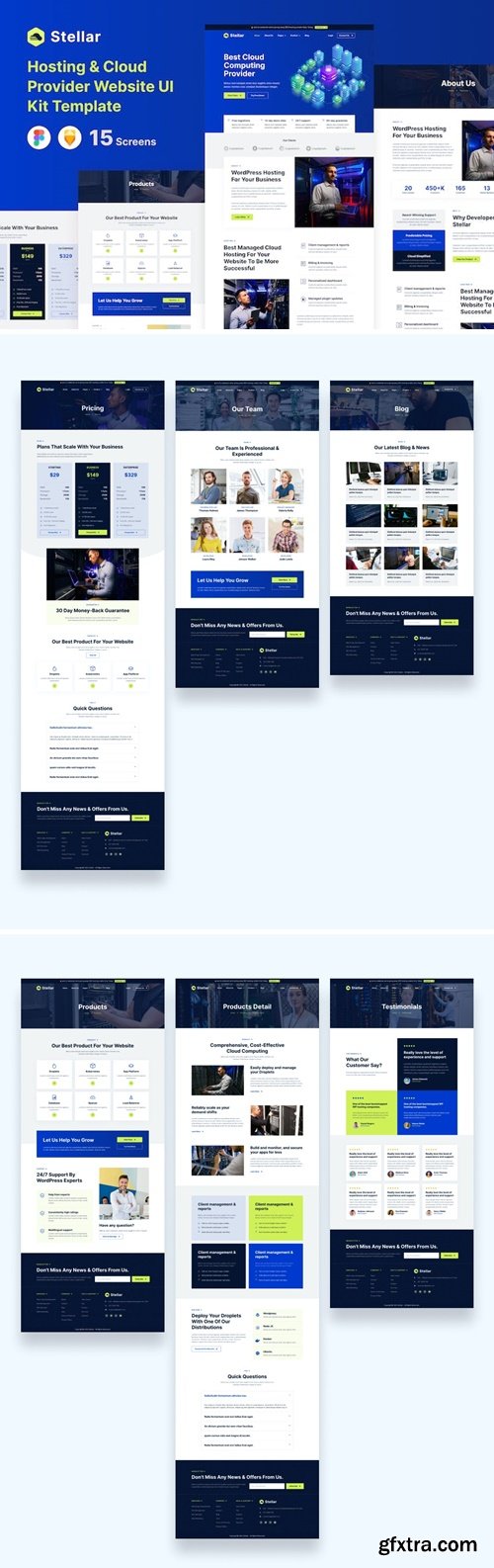 Web Hosting & Cloud Provider Website UI Template VMGVC2T Web Hosting & Cloud Provider Website UI Template VMGVC2T