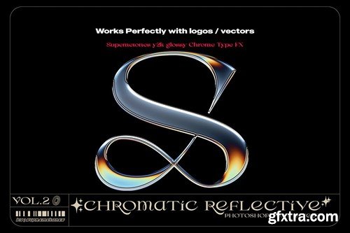 Y2K Glossy Chrome Type FX - Photoshop Text Effect BXEZYU9 Y2K Glossy Chrome Type FX - Photoshop Text Effect BXEZYU9