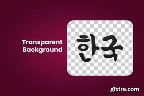 3D Korean Cultural Illustration GSK85WW