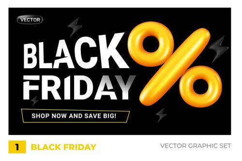 Black Friday Sale | Vector Set Black Friday Sale | Vector Set