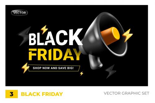 Black Friday Sale | Vector Set Black Friday Sale | Vector Set