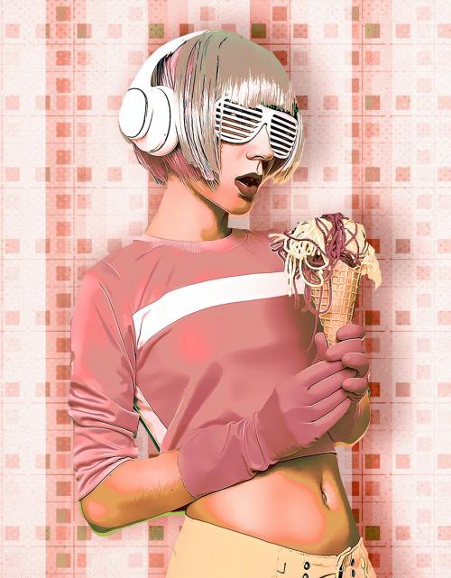 PinUp Retro Effect - Photoshop Action PinUp Retro Effect - Photoshop Action