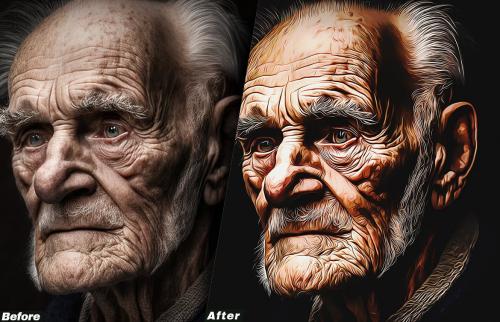 Painted Photoshop Action Painted Photoshop Action