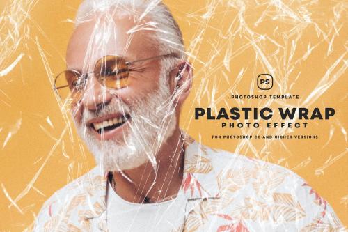 Plastic Wrap Photo Effect