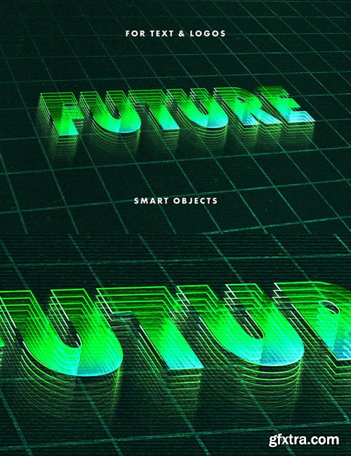 Retro Wave - Photoshop Text Effect