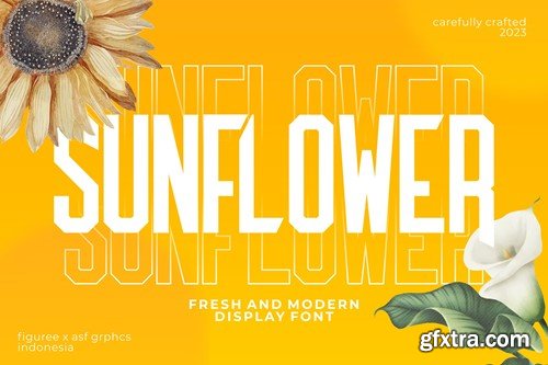 The Sunflower - Fresh & Modern Display Font TA99KK6