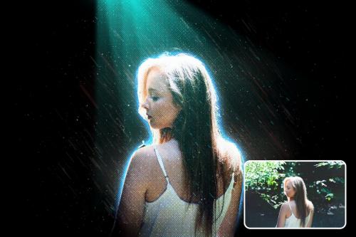 Hologram Photo Effect Hologram Photo Effect