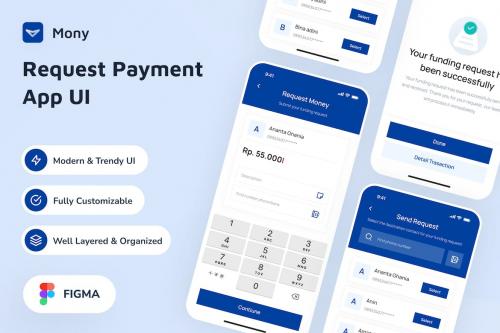 Mony - Request Payment App UI Mony - Request Payment App UI