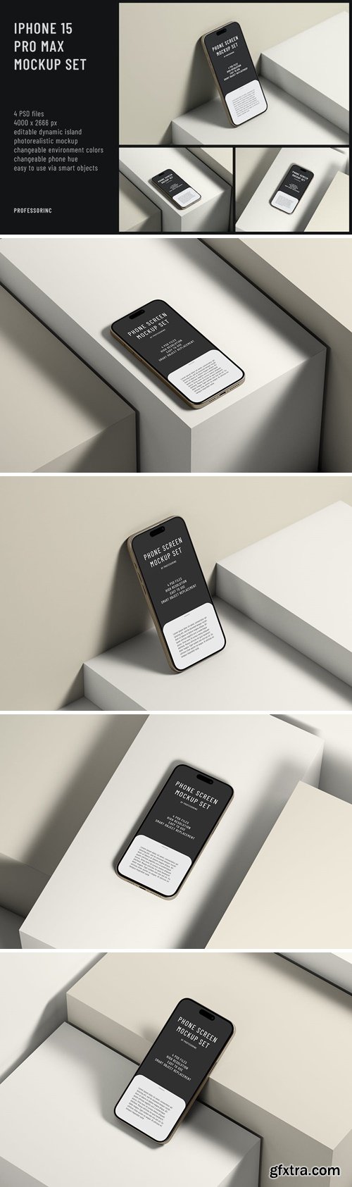 iPhone 15 Pro Max Screen Mockup Set PDQGWWL iPhone 15 Pro Max Screen Mockup Set PDQGWWL