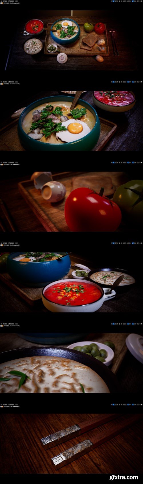 Unreal Engine - Food Series - Chinese Breakfast