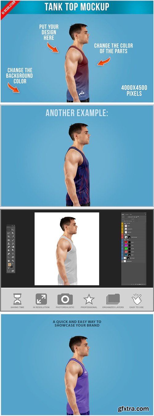 Tank Top Mockup - Side View 2D2VFN6 Tank Top Mockup - Side View 2D2VFN6