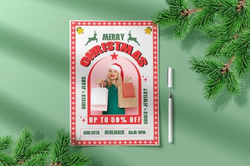 Merry Christmas Flyer Template