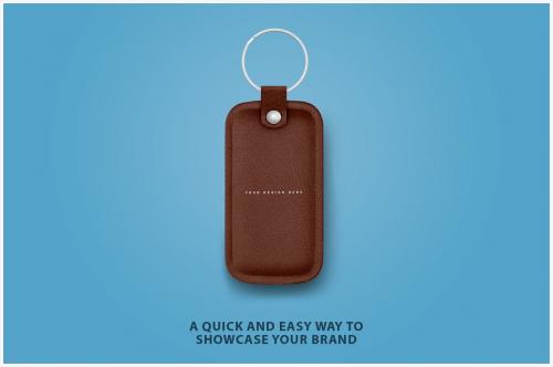 Leather Keychain Mockup Leather Keychain Mockup