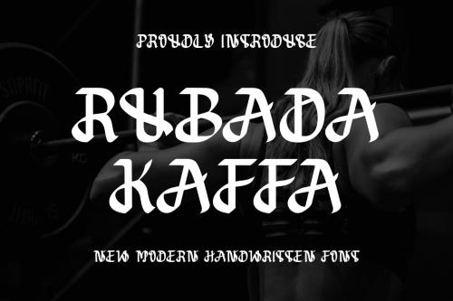RUBADA KAFFA - Handwritten Font