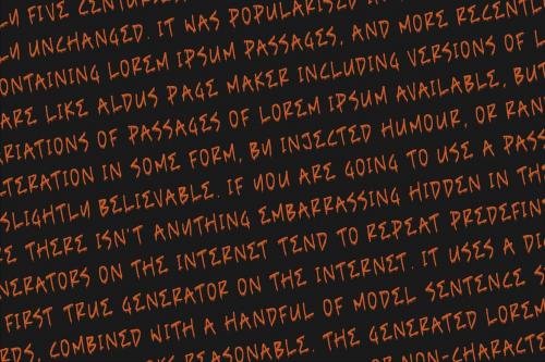 Guilty Chaos Spooky Display Font