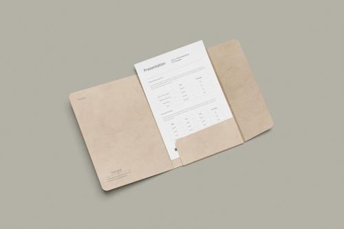 Presentation Folder Mockup Presentation Folder Mockup