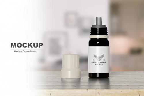 Dropper Bottle Mockup