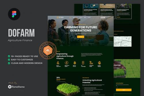 Dofarm - Agriculture Finance Figma Template