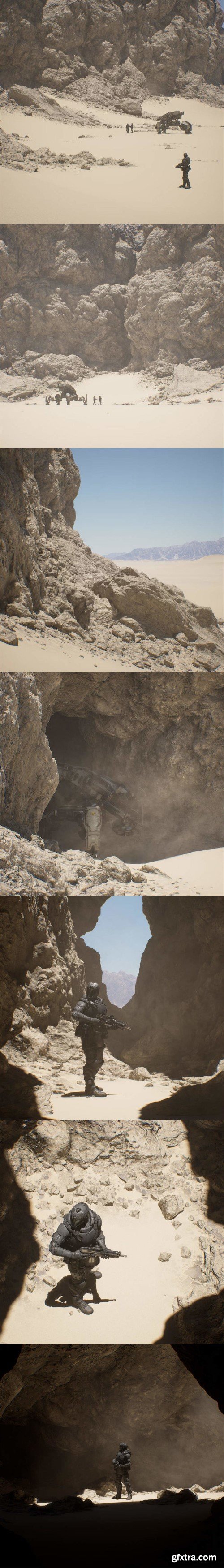 Unreal Engine - Kheed Desert Tunnels 5.2-5.3