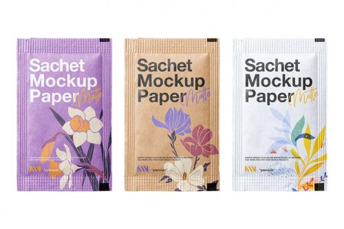 Sachet Mockup Sachet Mockup