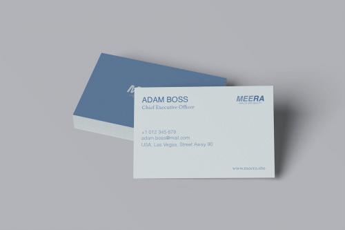 MEERA - Business Card Mockup MEERA - Business Card Mockup