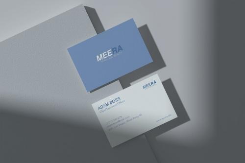 MEERA - Business Card Mockup MEERA - Business Card Mockup