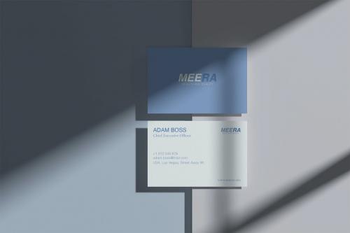 MEERA - Business Card Mockup MEERA - Business Card Mockup