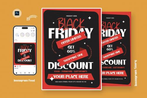 Speicals Black Friday Flyer Template Speicals Black Friday Flyer Template