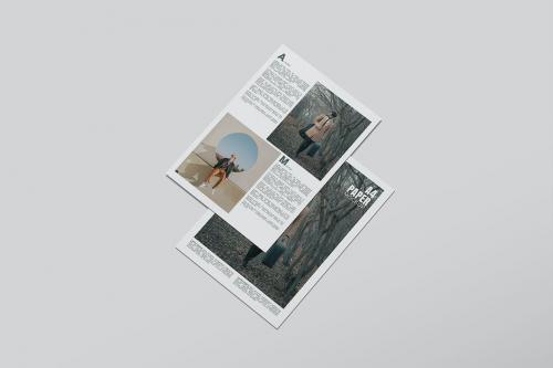 A4 Paper Mockup