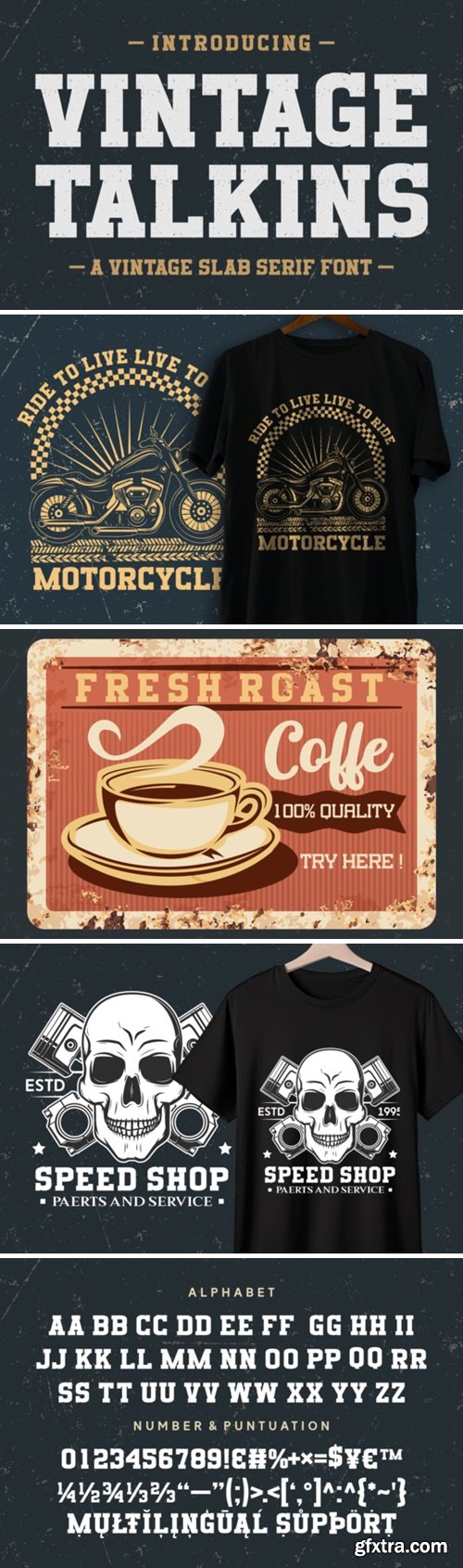 Vintage Talkins Font Vintage Talkins Font