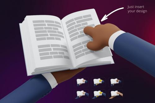 3D Hand Scene Builder - V5 - Mockups