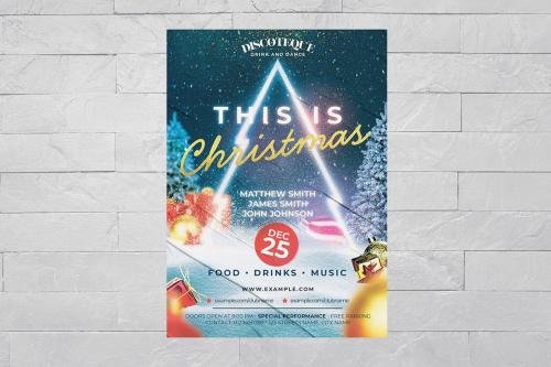 Christmas Party Flyer Template (PSD Format)