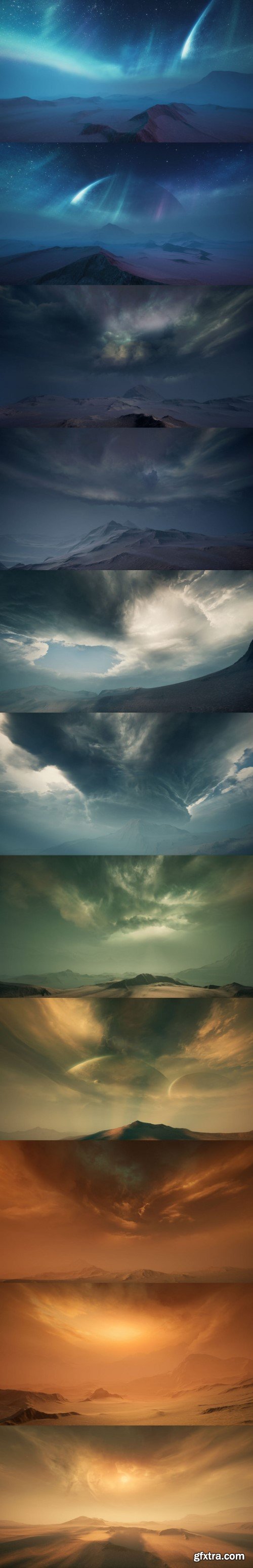 Unreal Engine - Matte Painting Skybox Pack II v4.20-4.27, 5.0-5.3