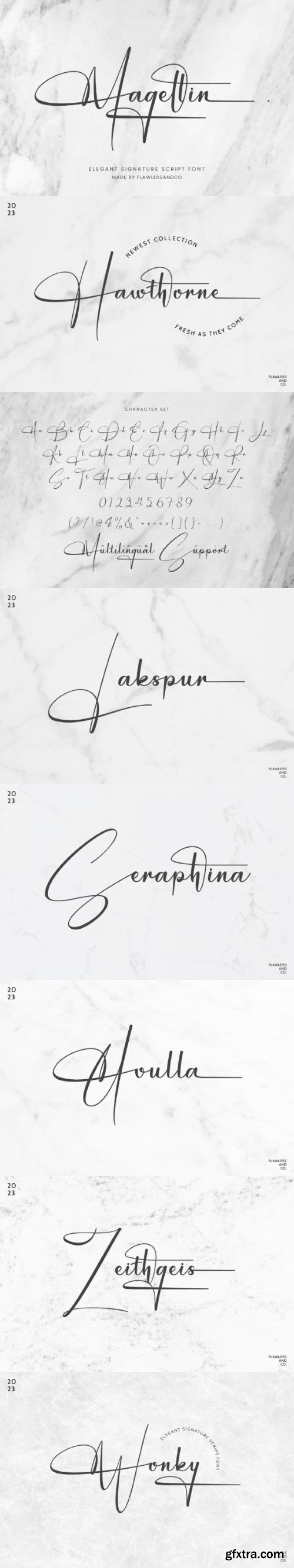 Magellin &ndash; An Elegant Signature Script Font