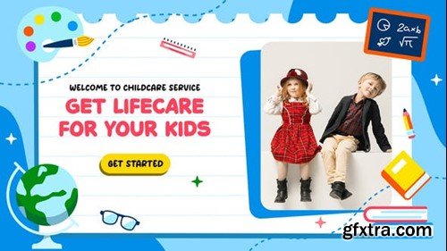 Videohive Modern Kindergarten Slide Promo 49225220