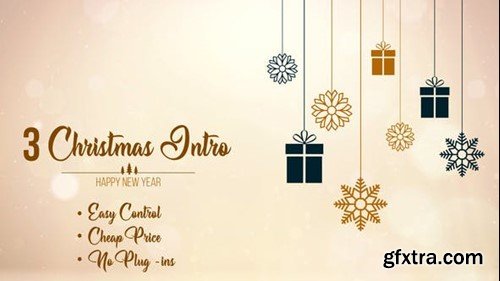 Videohive 3 Christmas Intro 49216938