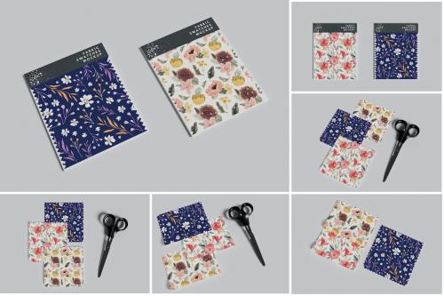 Fabric Swatches Mockup