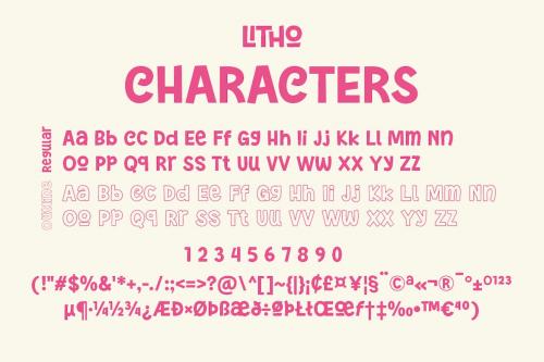 Litho - Fun &amp; Playful Font