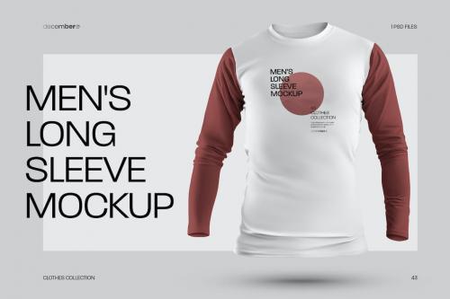 Men's Mockups Longsleeve T-Shirt
