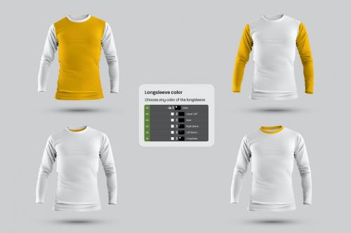 Men's Mockups Longsleeve T-Shirt