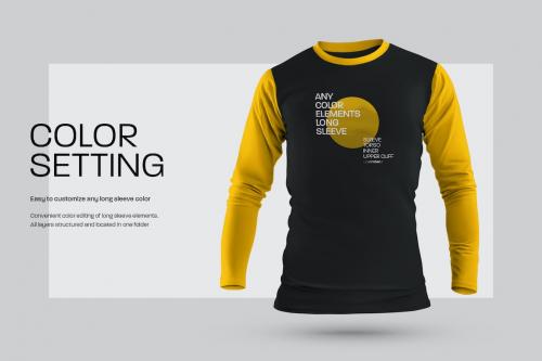 Men's Mockups Longsleeve T-Shirt