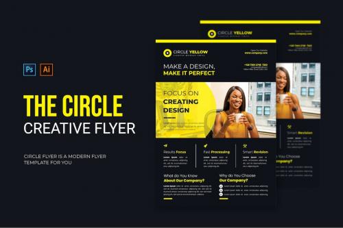 Circle Yellow - Flyer Circle Yellow - Flyer