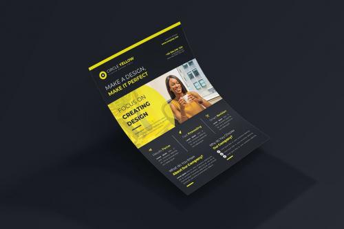 Circle Yellow - Flyer Circle Yellow - Flyer