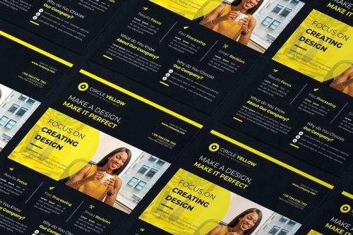 Circle Yellow - Flyer Circle Yellow - Flyer