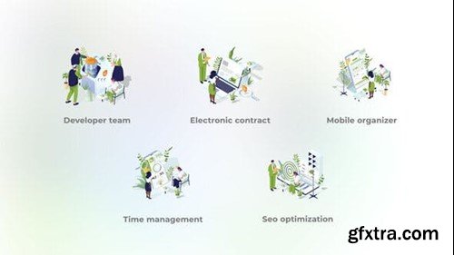 Videohive Developer Team - Isometric Illustration 49225385 Videohive Developer Team - Isometric Illustration 49225385