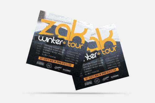 Dj Winter Tour Dates Square Flyer & Insta Post Dj Winter Tour Dates Square Flyer & Insta Post