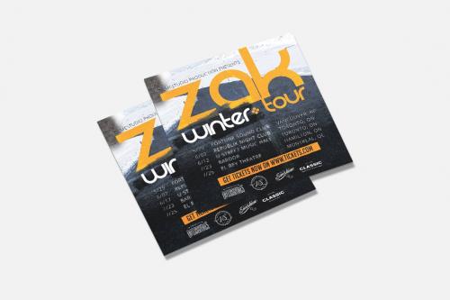 Dj Winter Tour Dates Square Flyer & Insta Post Dj Winter Tour Dates Square Flyer & Insta Post